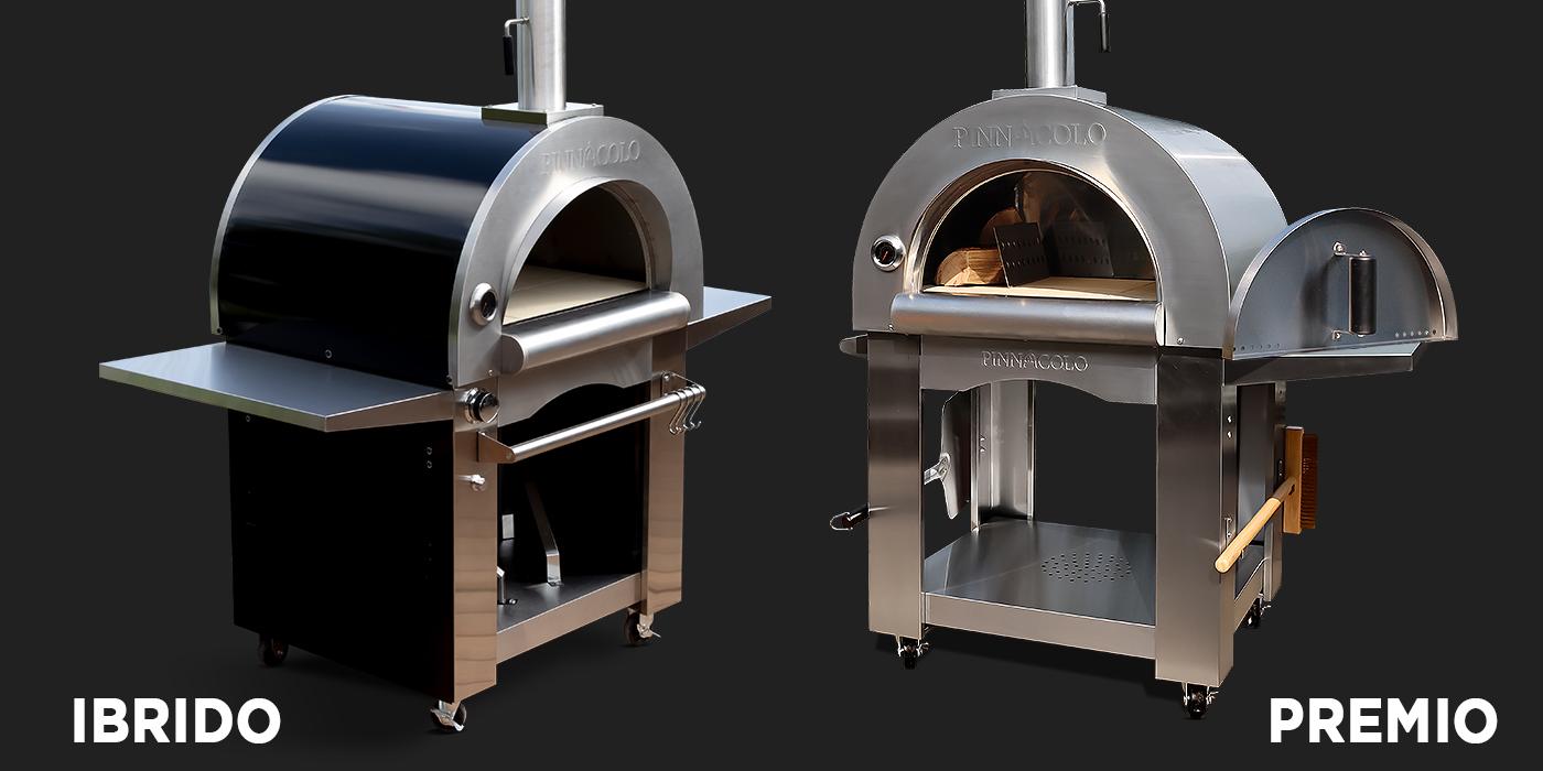 Differences Between the Premio Wood Fire Pizza Oven and the Ibrido Hybrid Stainless Pizza Oven