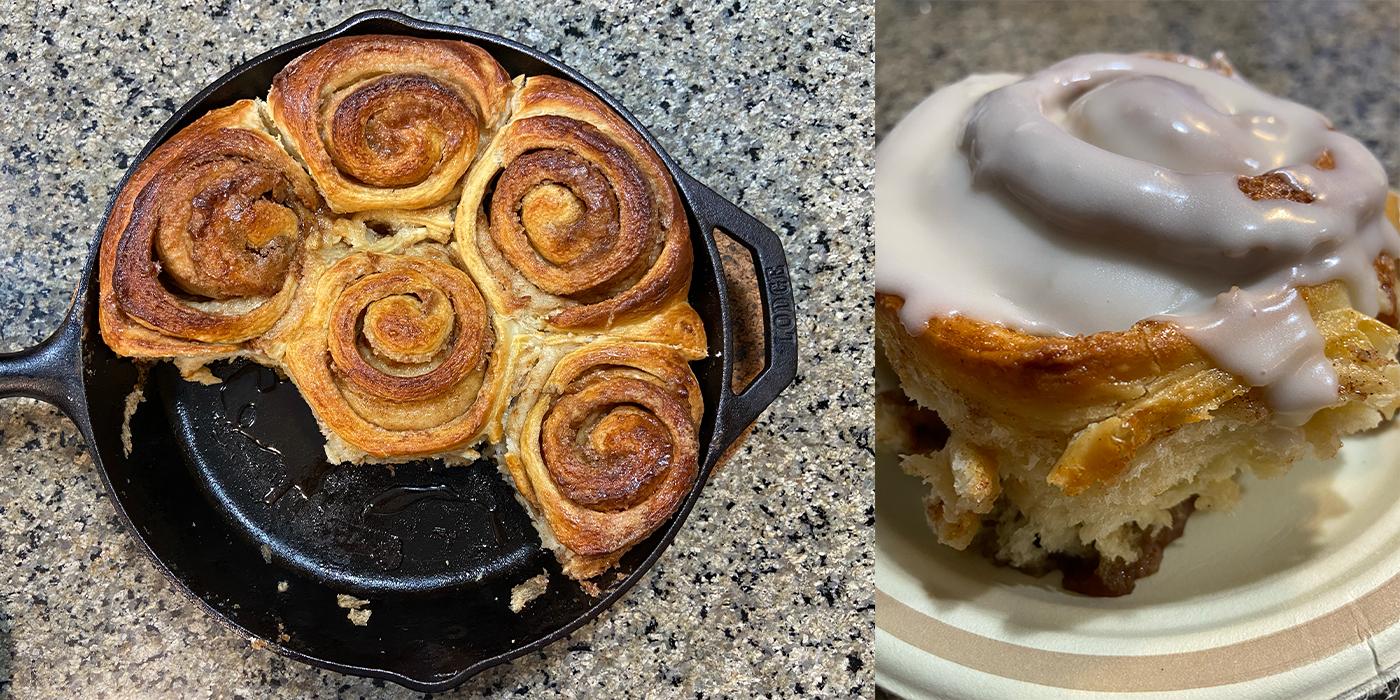 Cast Iron Cinnamon Rolls